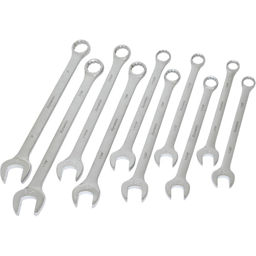 Contractor Series SAE Wrench Set, Combination, 10 Pieces, Imperial Distribution Élite MP