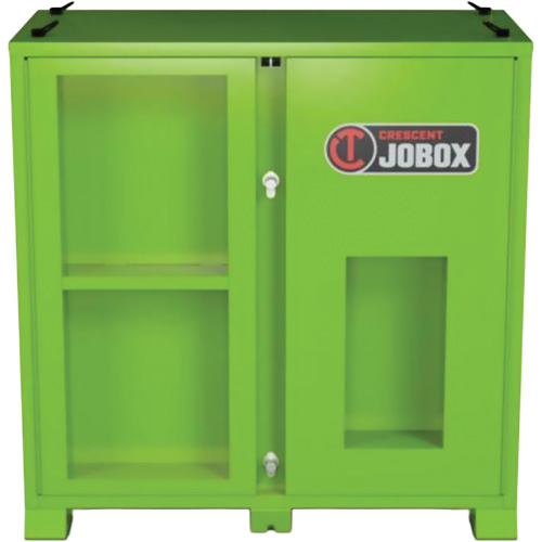 Armoire de rangement d'&eacute;PI sur place, Acier, Vert lime haute visibilit&eacute; Distribution Élite MP