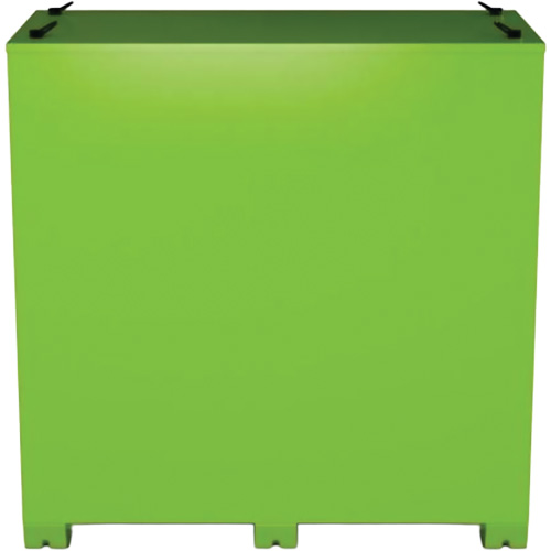 Armoire de rangement d'&eacute;PI sur place, Acier, Vert lime haute visibilit&eacute; Distribution Élite MP