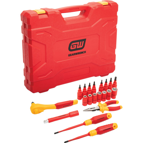 3/8" Drive VDE Insulated Tool Set, 1000 V, 20 Pcs Distribution Élite MP