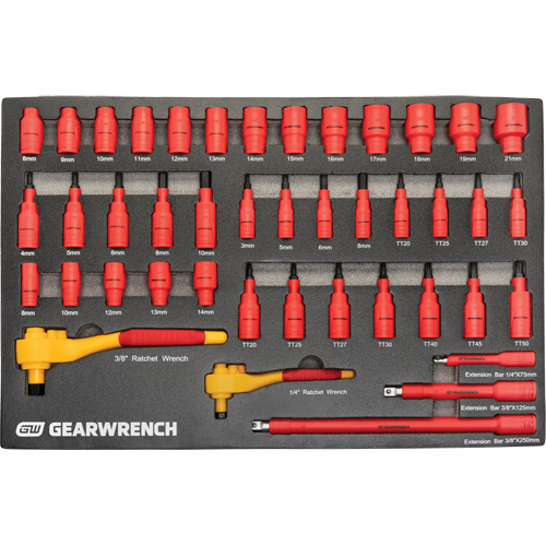 VDE Insulated Tool Set, 1000 V, 72 Pcs Distribution Élite MP
