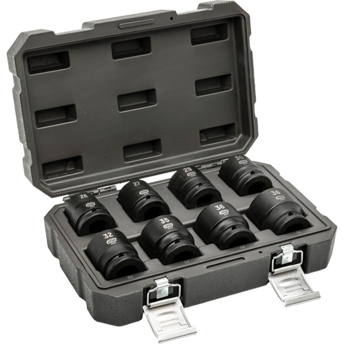 6-Point Metric Socket Set, 8 Pcs, Impact, 3/4" Drive Size Distribution Élite MP