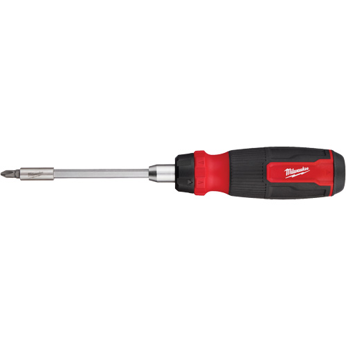 Tournevis &agrave; cliquet 14-en-1 &agrave; embouts multiples avec porte-embout de 1/4", 10-11/100" lo, Prise Coussin&eacute;e Distribution Élite MP