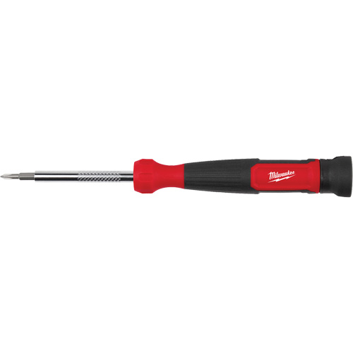 Tournevis de pr&eacute;cision 4-en-1 &agrave; embouts multiples avec porte-embout de 1/4", 5-3/4" lo, Prise Coussin&eacute;e Distribution Élite MP