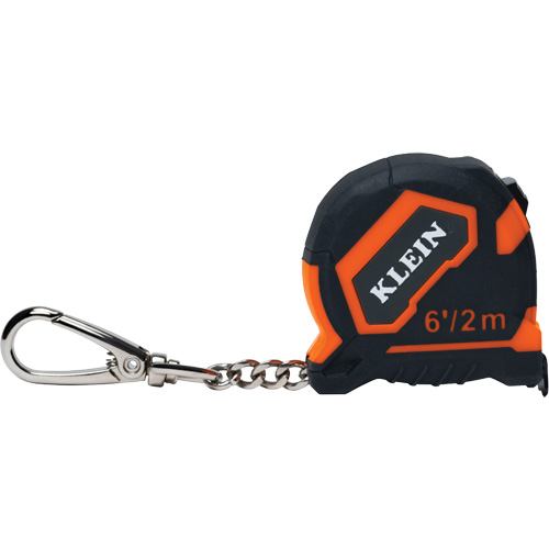 Keychain Tape Measure, 1/2" x 6'/2 m, 1/32''/0.79 mm Graduations Distribution Élite MP