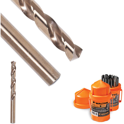 SST+ Jobbers Drill Bit, High Speed Steel, 27/64", 5-9/16" L, 3-11/16" Flute, 135° Point Angle Distribution Élite MP