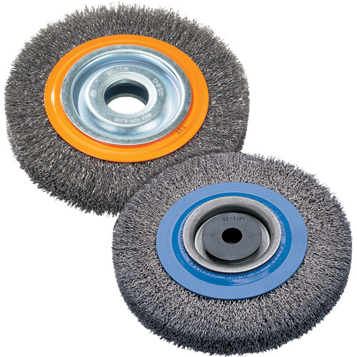 Brosse rotative, 8" dia., Fils 0,118", Arbre 1-1/4" Distribution Élite MP