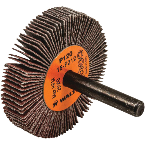 Flap Wheels-Coolcut Flap Wheels, Aluminum Oxide, 120 Grit, 2" x 3/8" x 1/4" Distribution Élite MP