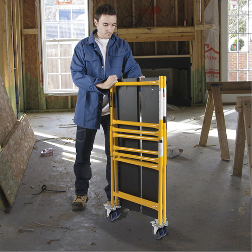 Jobsite Series 4' Basic Mini Scaffold Kit, Steel Frame, 41" D x 45-3/4" H Distribution Élite MP