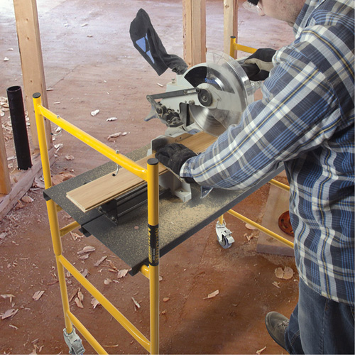 Jobsite Series 4' Basic Mini Scaffold Kit, Steel Frame, 41" D x 45-3/4" H Distribution Élite MP
