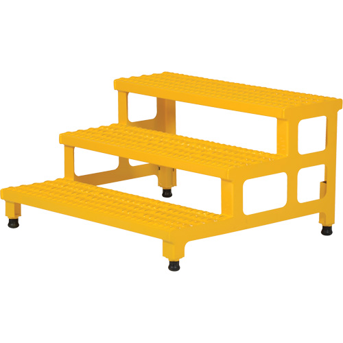 Adjustable Step-Mate Stand, 3 Step(s), 36-3/16" W x 33-7/8" L x 22-1/4" H, 500 lbs. Capacity Distribution Élite MP