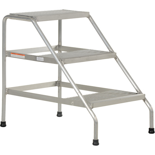 Escabeau en aluminium, 3 marche(s), 22-13/16" la x 34-9/16" lo x 30" h, Capacit&eacute; 500 lb Distribution Élite MP