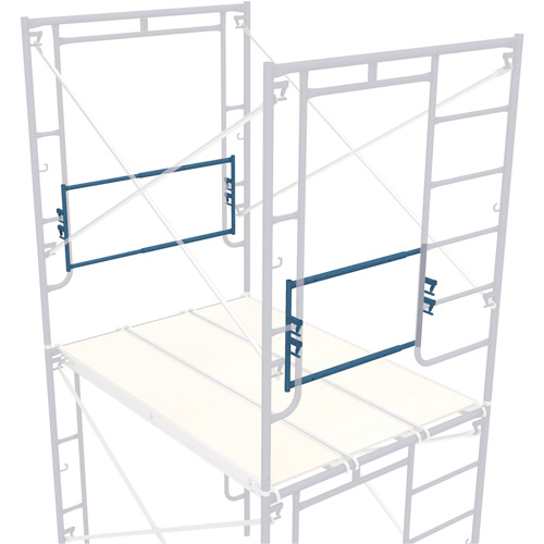 Garde-corps dextr&eacute;mit&eacute; extensible pour l'&eacute;chafaudage, Barre de retenue, 21" h Distribution Élite MP