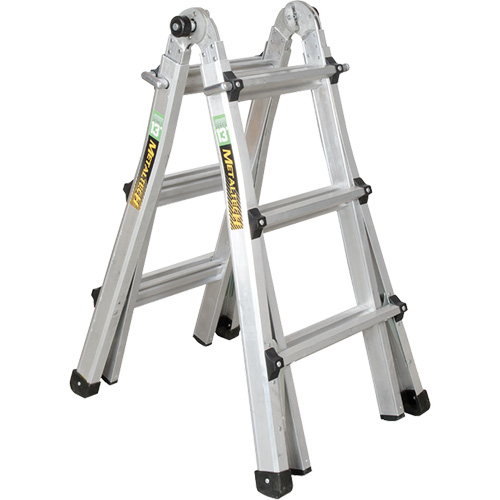 Telescoping Multi-Position Ladder, 2.916' - 9.75', Aluminum, 300 lbs., CSA Grade 1A Distribution Élite MP