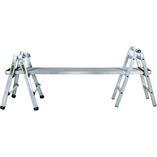 Telescoping Multi-Position Ladder, 2.916' - 9.75', Aluminum, 300 lbs., CSA Grade 1A Distribution Élite MP