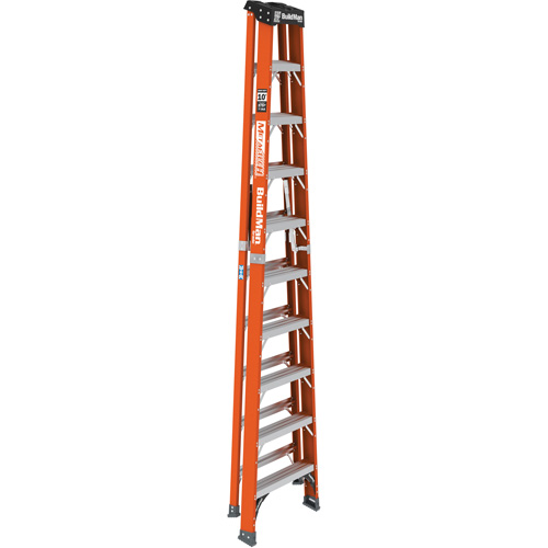 Step Ladder, 10', Fibreglass, 375 lbs. Capacity, Type 1AA Distribution Élite MP