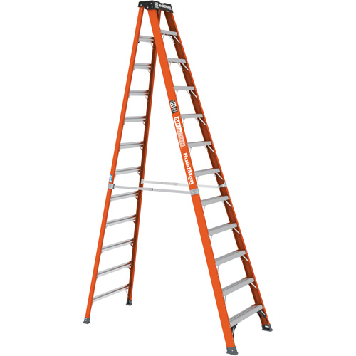 Escabeau, 12', Fibre de verre, Capacit&eacute; 375 lb, Type 1AA Distribution Élite MP