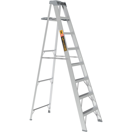 Step Ladder with Paint Tray, 8', Aluminum, 225 lbs. Capacity, Type 2 Distribution Élite MP