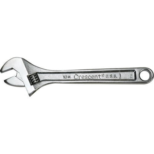 Cl&eacute;s &agrave; molette Crescent, 4" lo, la max. 1/2", Chrome Distribution Élite MP