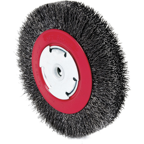 Meule 101F-3M &agrave; fils cr&ecirc;p&eacute;s, 6" dia., Fils 0,014", Arbre 1/2"/2"/5/8" Distribution Élite MP