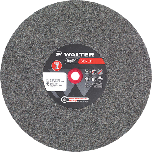 Meules pour rectifieuses d'&eacute;tabli, 10" x 1", Arbre de 1", 1 Distribution Élite MP
