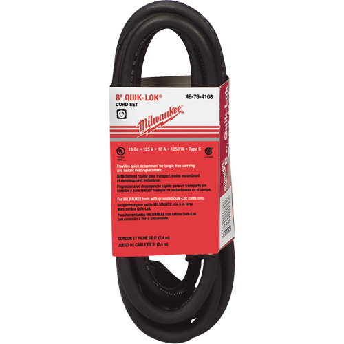 Quik-Lok&reg; Cord with Twist Style Plug Distribution Élite MP