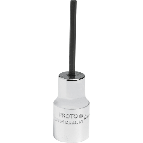 Standard Bit Socket, Hex, 2.5 mm x 1-7/8" L, 1/4" Drive Distribution Élite MP