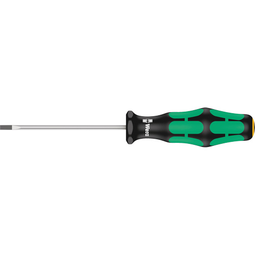 Slotted Screwdriver, 1/8" Tip, Round, 6-5/16" L, Plastic Handle Distribution Élite MP