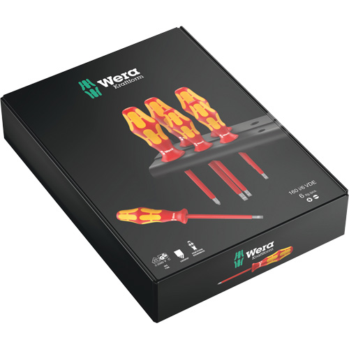 Jeu de tournevis isol&eacute;s, 1000 V, 6 M Distribution Élite MP