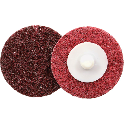 Disque de conditionnement de surface &agrave; remplacement rapide Standard Abrasives, 2" dia., Grain Moyen, Oxyde d'aluminium Distribution Élite MP