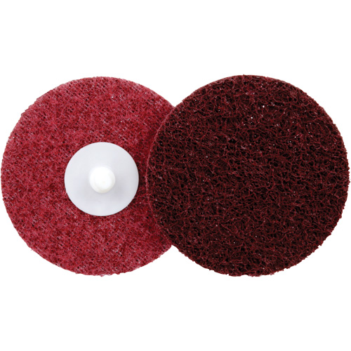 Disque de conditionnement de surface &agrave; remplacement rapide Standard Abrasives, 3" dia., Grain Moyen, Oxyde d'aluminium Distribution Élite MP