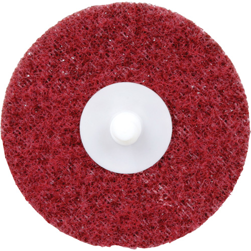 Disque de conditionnement de surface &agrave; remplacement rapide Standard Abrasives, 3" dia., Grain Moyen, Oxyde d'aluminium Distribution Élite MP