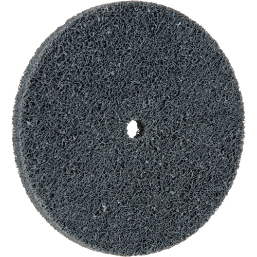 Meule homog&egrave;ne &agrave; faible densit&eacute; de s&eacute;rie 500 Standard Abrasives, 3" x 1/4", Arbre de 1/4", Grain de Fin, Carbure de silicium Distribution Élite MP