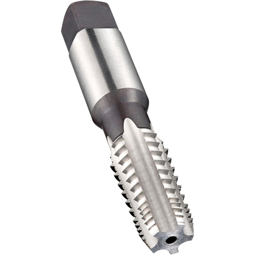 Interrupted Thread Machine Pipe Tap, 3/8"-18, 5 Flutes, 80 mm L, Taper, High Speed Steel Distribution Élite MP