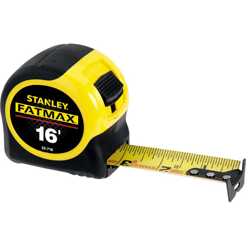 FatMax&reg; Measuring Tape, 1-1/4" x 16', 16ths of an Inch Graduations Distribution Élite MP