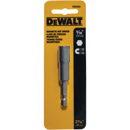 Tourne-&eacute;crou, Embout 5/16", Prise 1/4", 2-9/16" lo, Magn&eacute;tique Distribution Élite MP