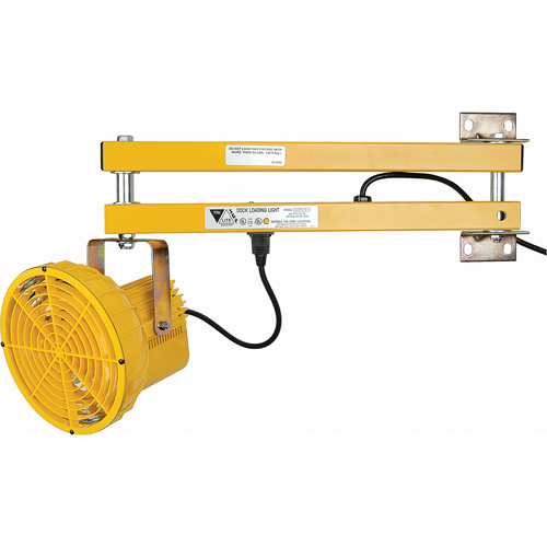Lampes pour les quais, Bras 24", 50 W, Ampoule Sodium haute pression, Polycarbonate Distribution Élite MP