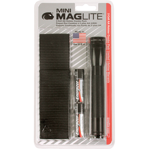 Mini&reg; Flashlights, Incandescent, 14 Lumens, AA Batteries Distribution Élite MP