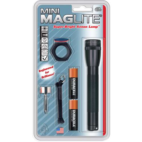 Lampes de poche Mini, Incandescente, 14 lumens, Piles AA Distribution Élite MP