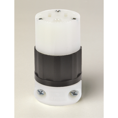 Grounding Straight Blade Connector, 5-15R, Nylon Distribution Élite MP