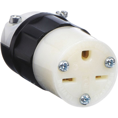 Grounding Straight Blade Connector, 6-15R, Nylon Distribution Élite MP