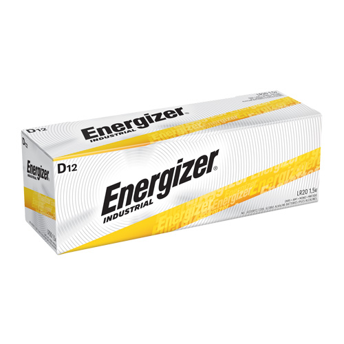 Alkaline Industrial Batteries, D, 1.5 V Distribution Élite MP