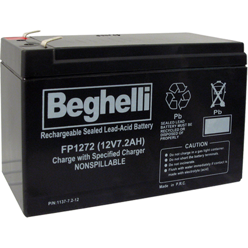 Blocs-piles scell&eacute;s au plomb-acide, 12 V, 7,2 Ah Distribution Élite MP
