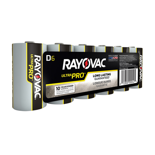 Ultra PRO Industrial Batteries, D, 1.5 V Distribution Élite MP