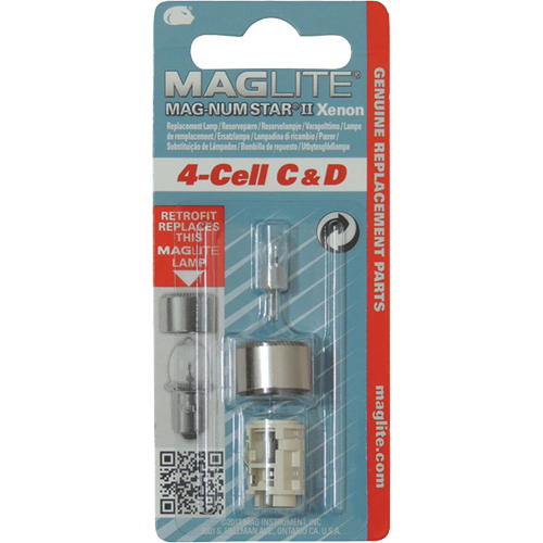 Replacement Bulb for 4-Cell C & D Flashlights Distribution Élite MP
