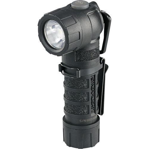 PolyTac&reg; 90 X Right Angle Flashlight, LED, CR123A Batteries, Polymer Distribution Élite MP