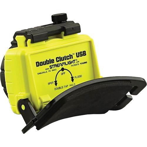 Lampe frontale Double Clutch USB, DEL, 125 lumens, 3,5 hres de fonctionnement, piles Rechargeable Distribution Élite MP