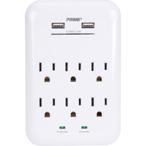 Chargeur USB Prime avec protection contre la surtension Distribution Élite MP