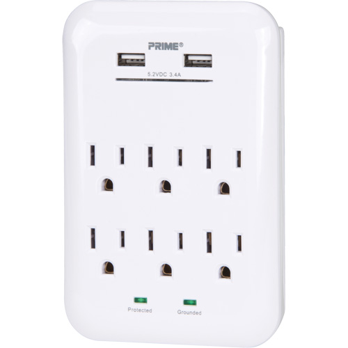 Chargeur USB Prime avec protection contre la surtension Distribution Élite MP