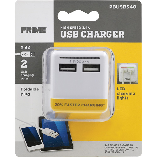 Chargeur USB Prime haute vitesse Distribution Élite MP